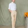 Drawstring chino italian organic cotton