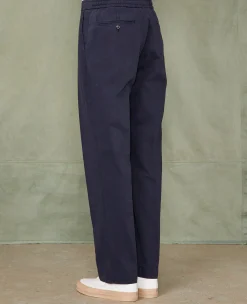 Drawstring chino italian organic cotton