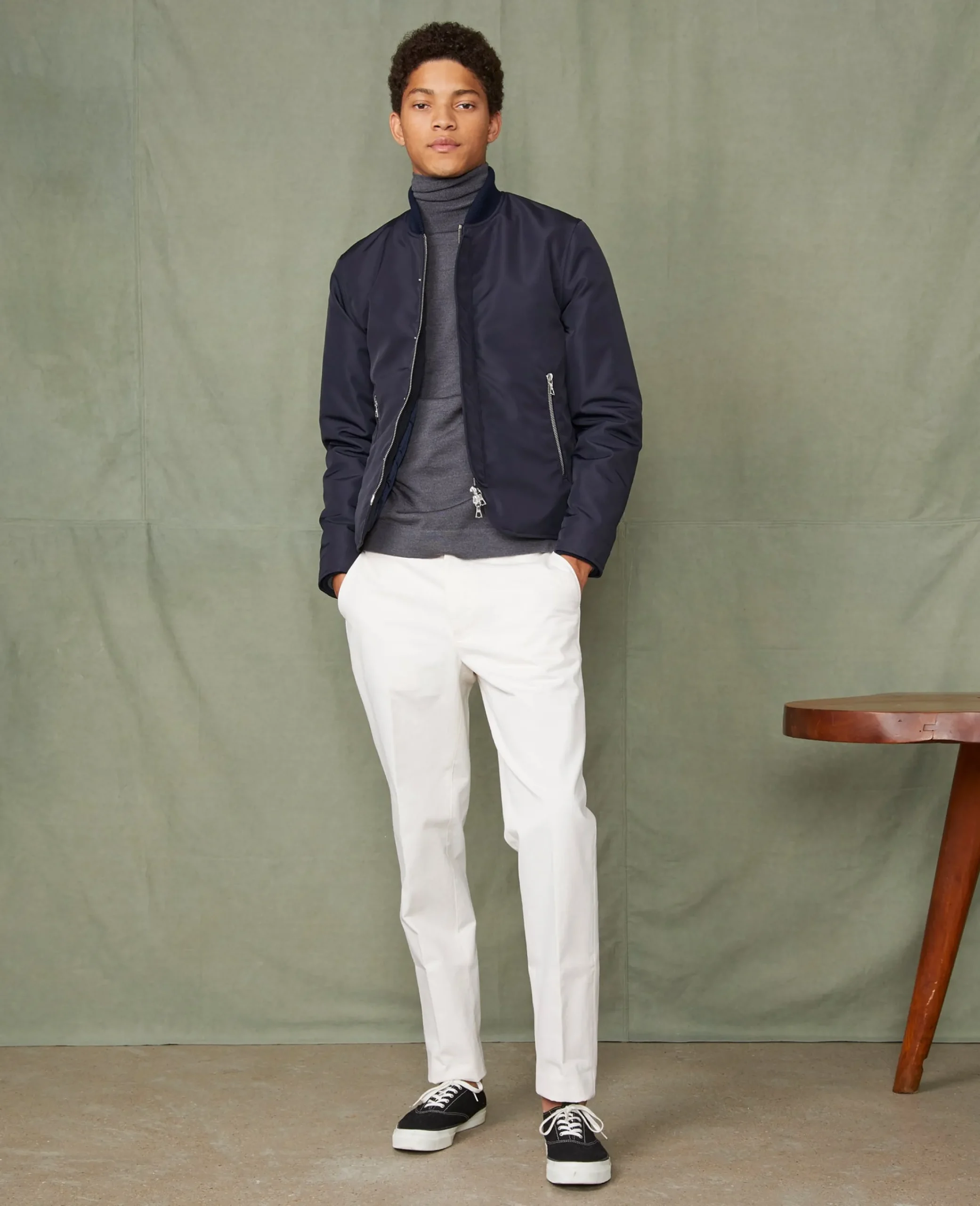 Efy bomber italian nylon