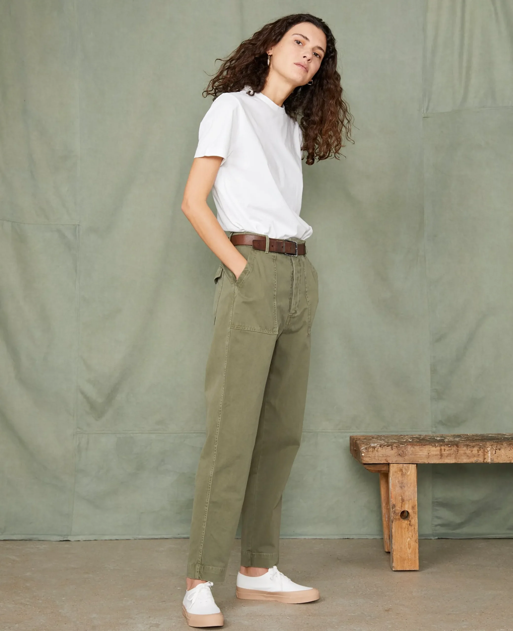 Fatigue chino italian organic coton