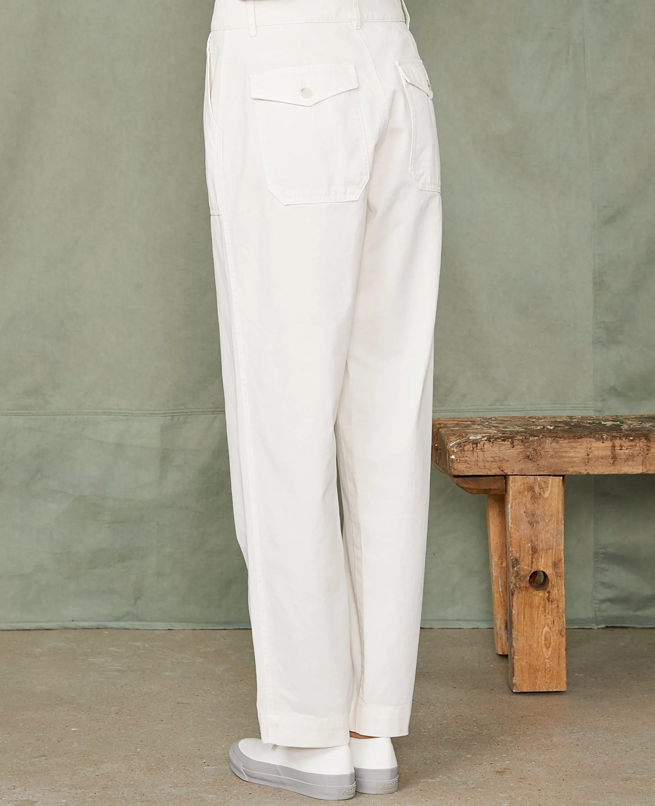 Fatigue chino italian organic cotton