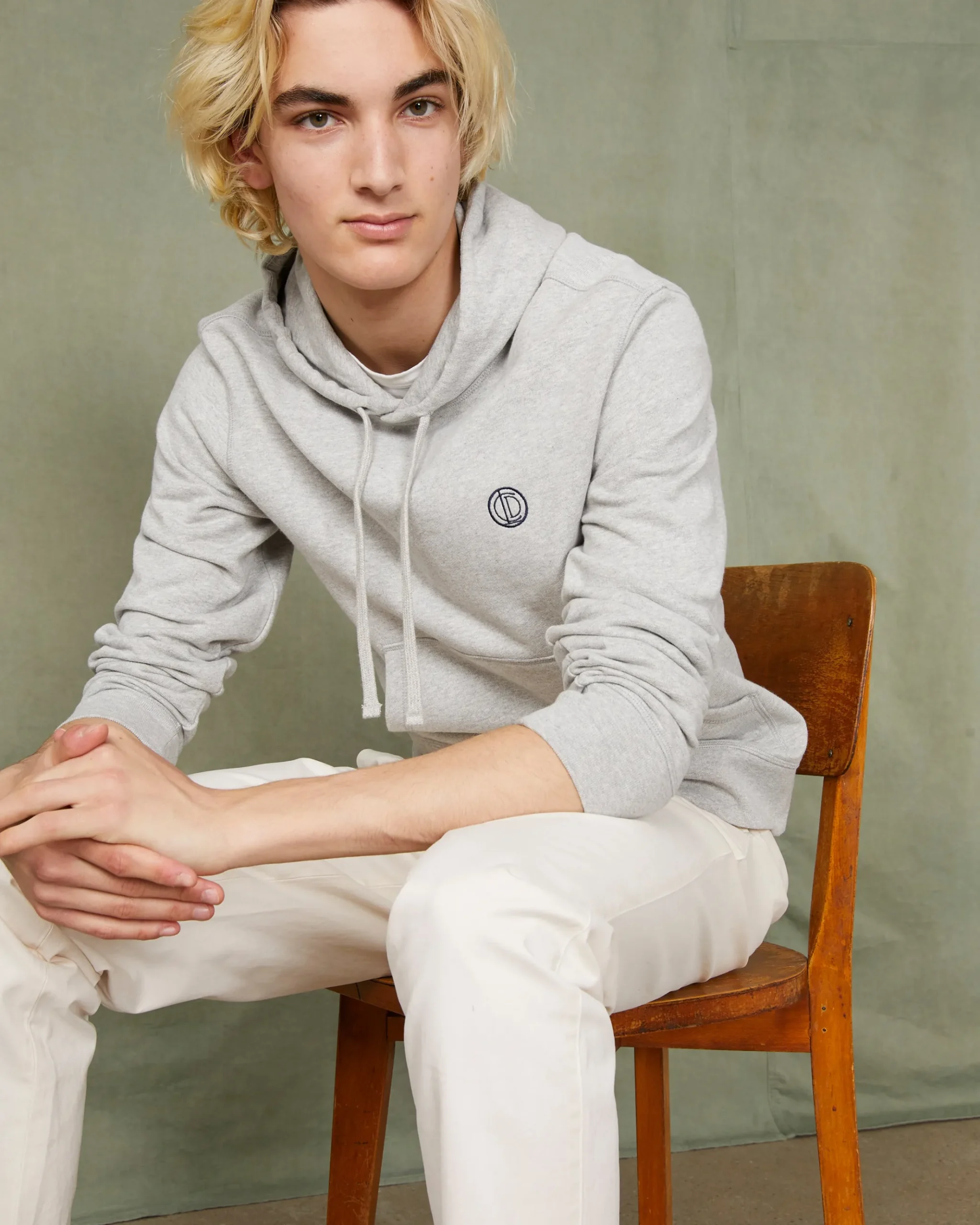 Hoodie sweatshirt organic cotton fleece