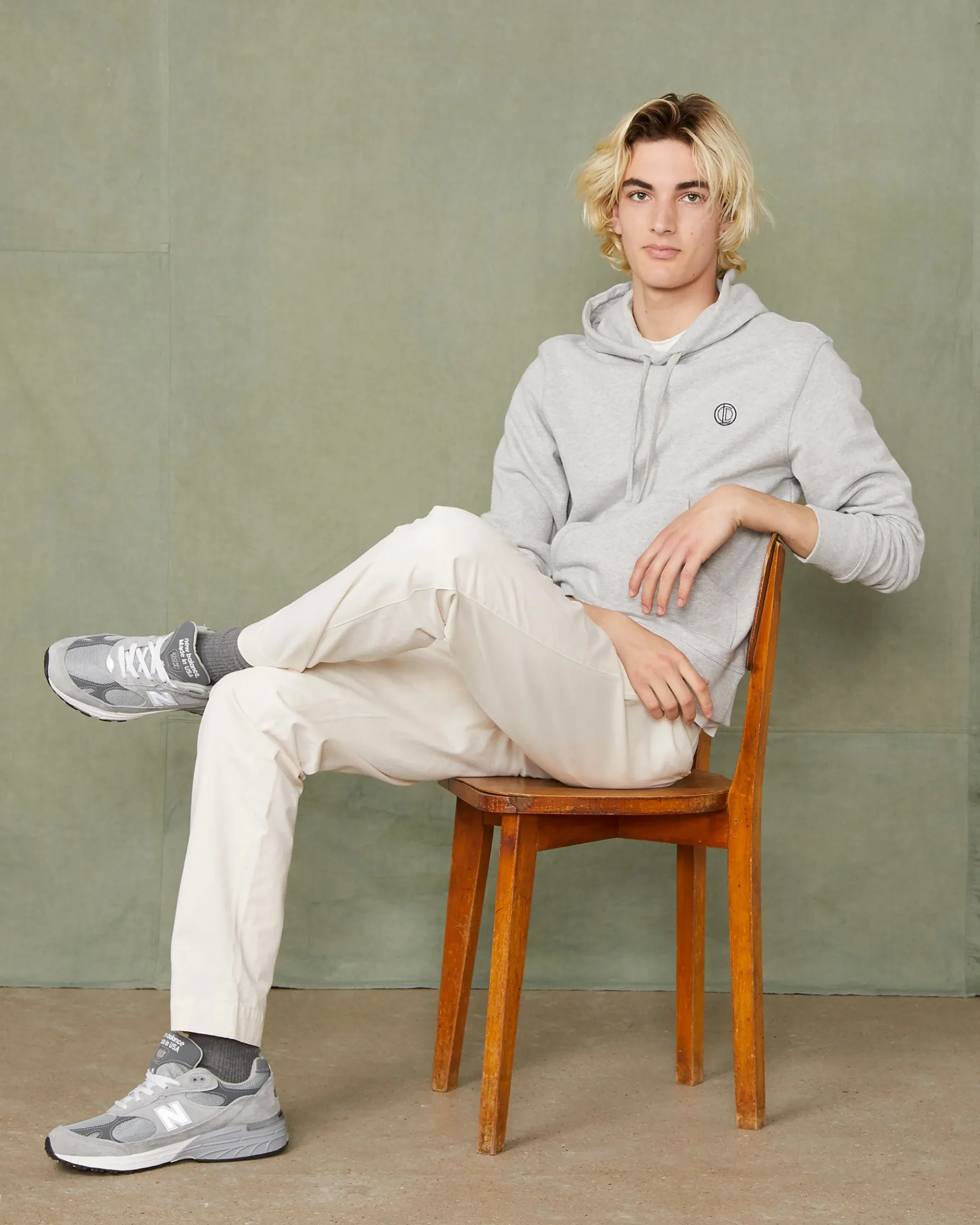 Hoodie sweatshirt organic cotton fleece