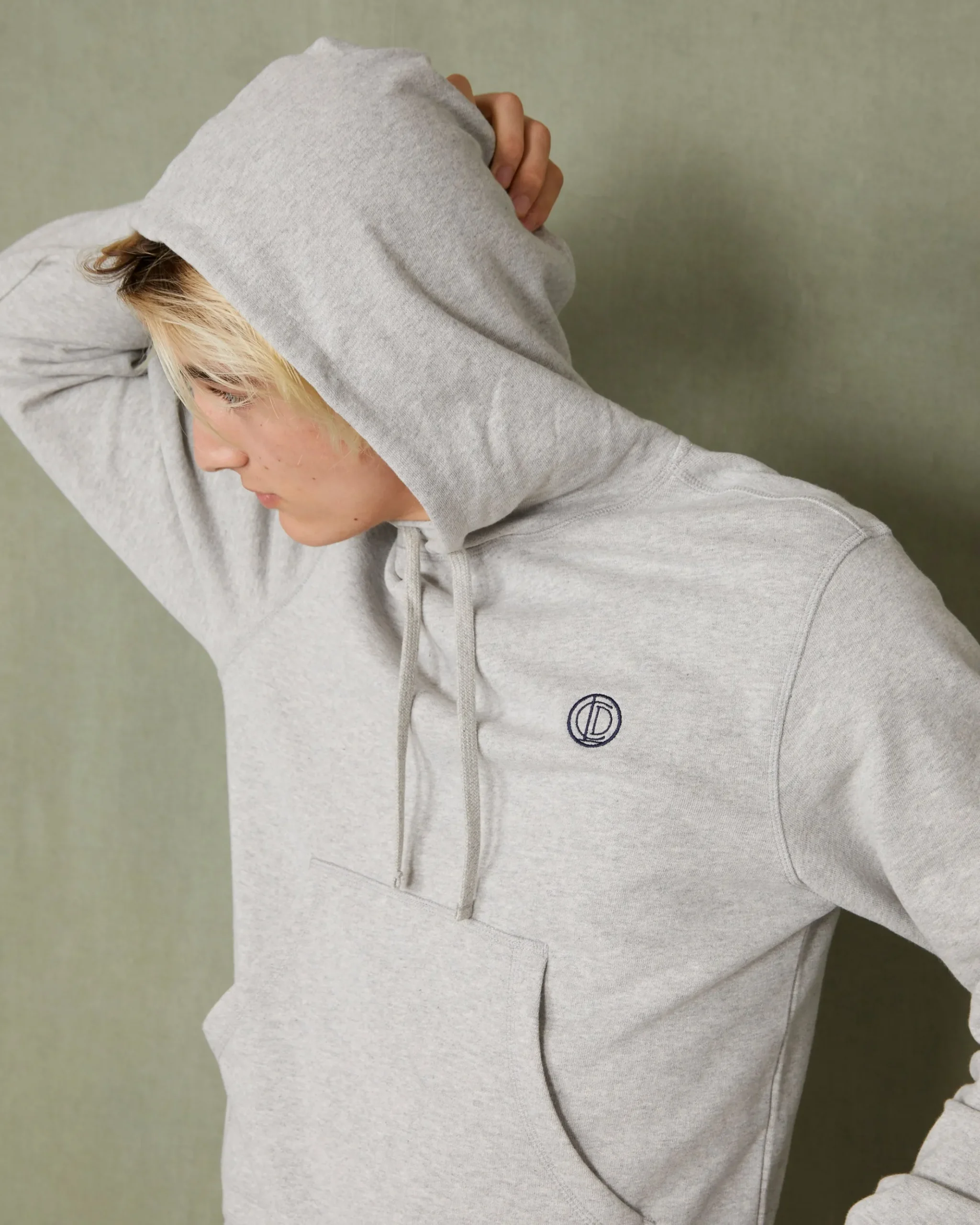 Hoodie sweatshirt organic cotton fleece