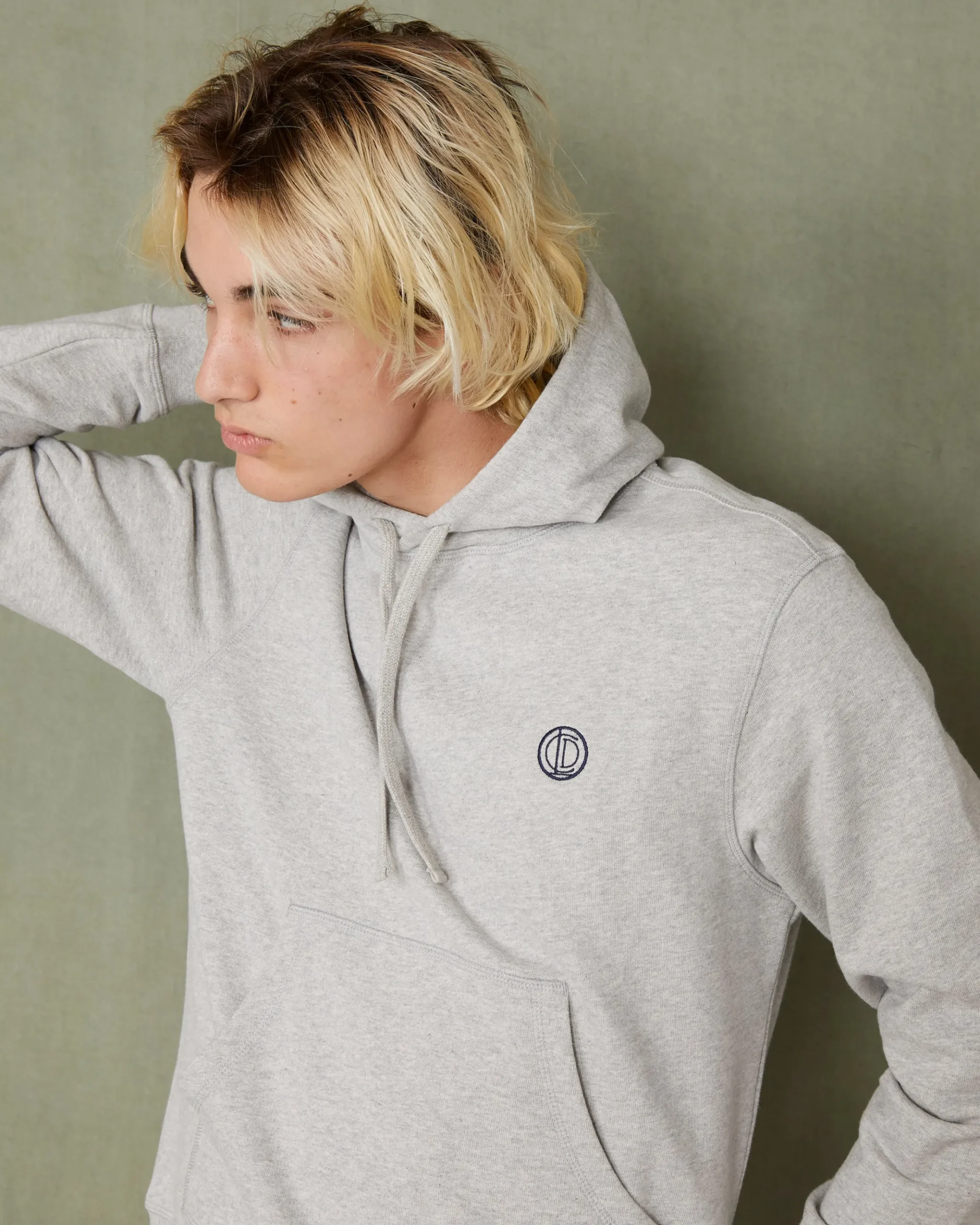 Hoodie sweatshirt organic cotton fleece