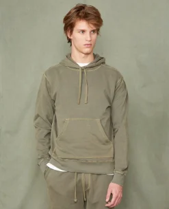 Hoodie sweatshirt organic cotton fleece