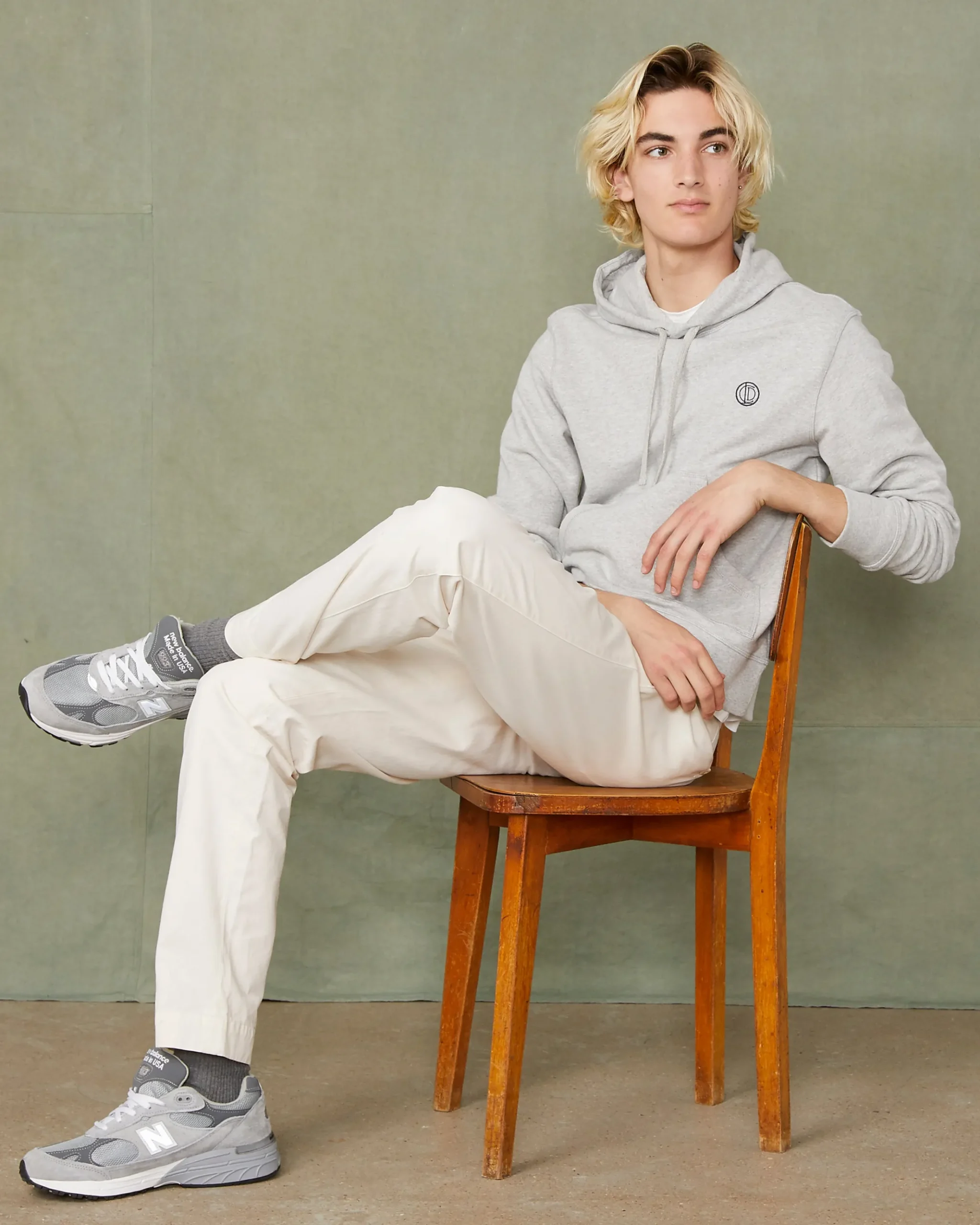 Hoodie sweatshirt organic cotton fleece