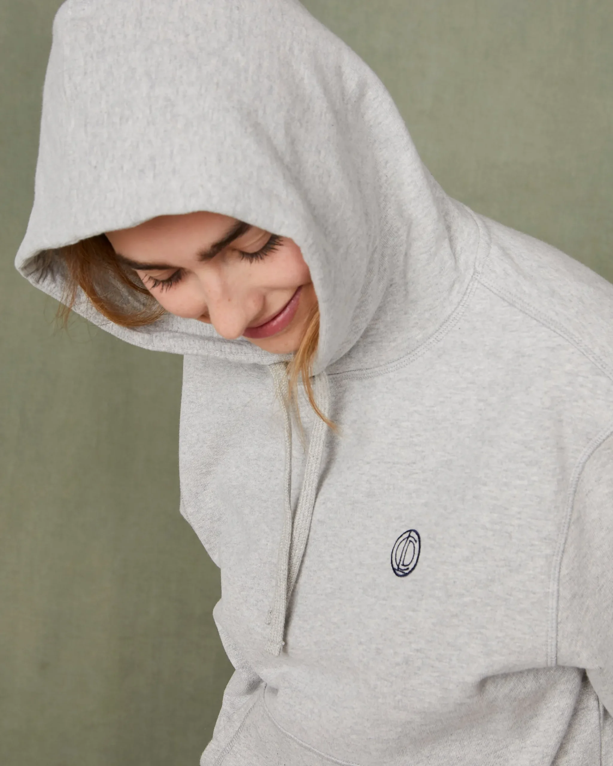 Hoodie sweatshirt organic cotton fleece
