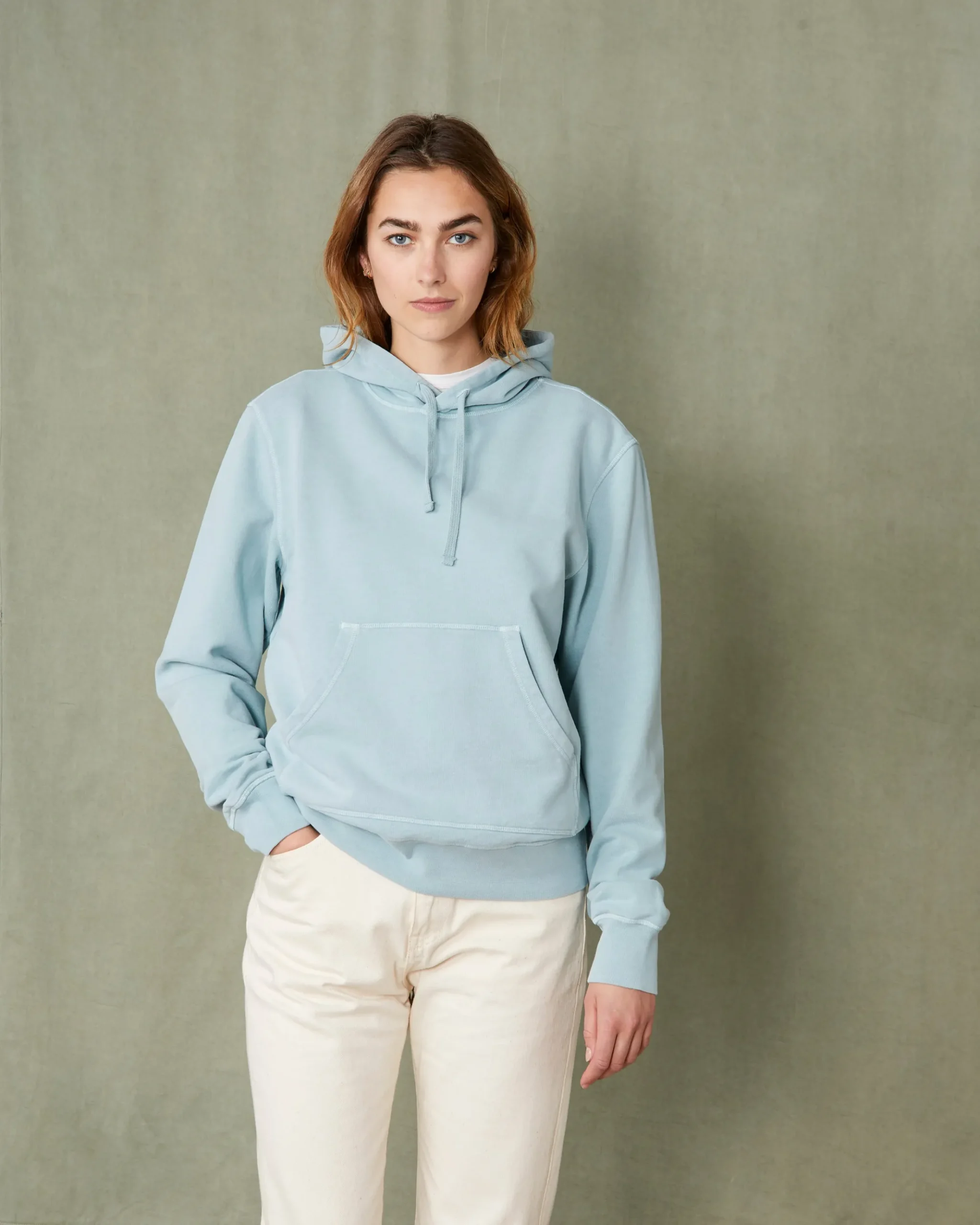 Hoodie sweatshirt organic cotton fleece