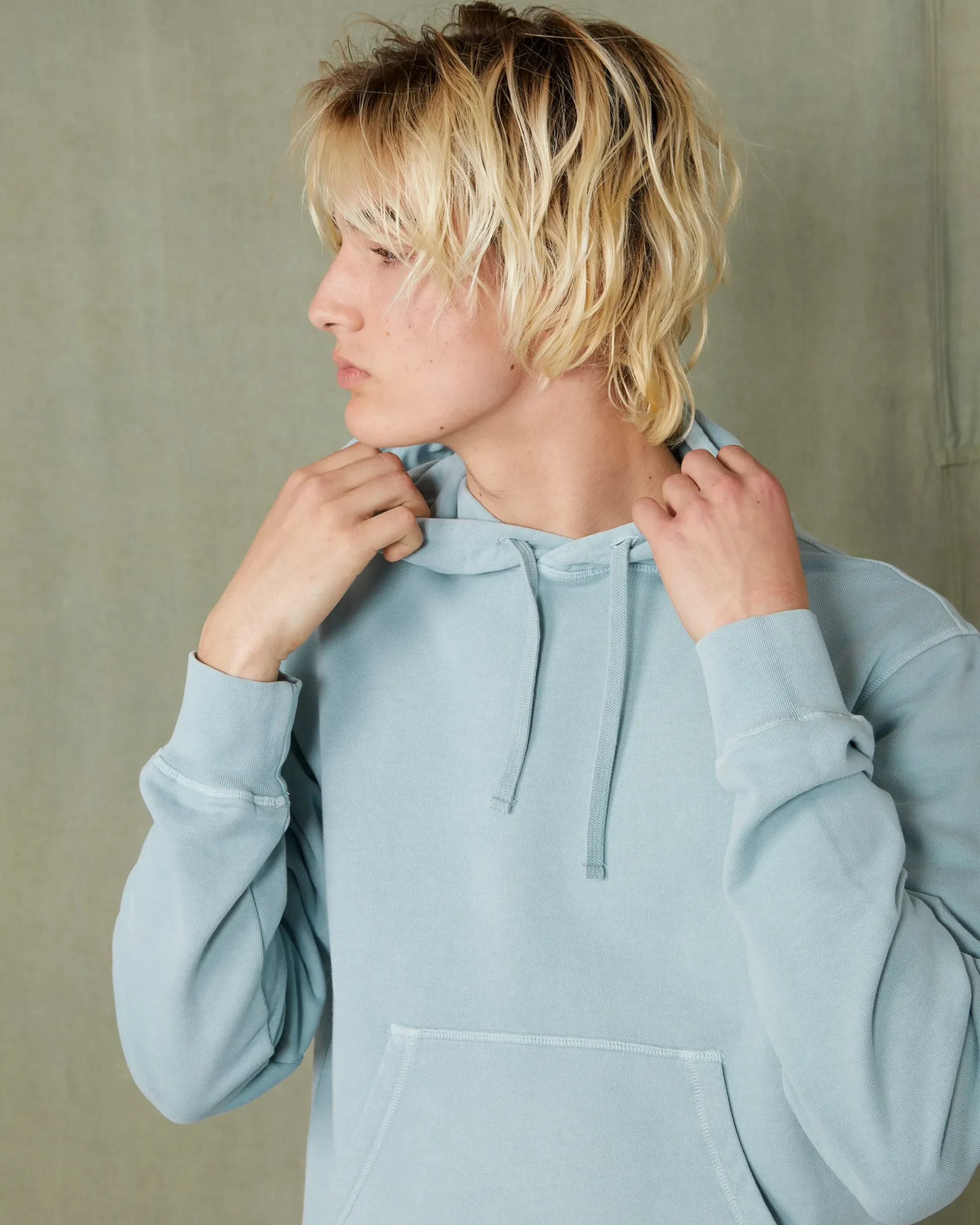 Hoodie sweatshirt organic cotton fleece