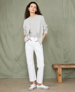 Jersey cardigan organic cotton jersey