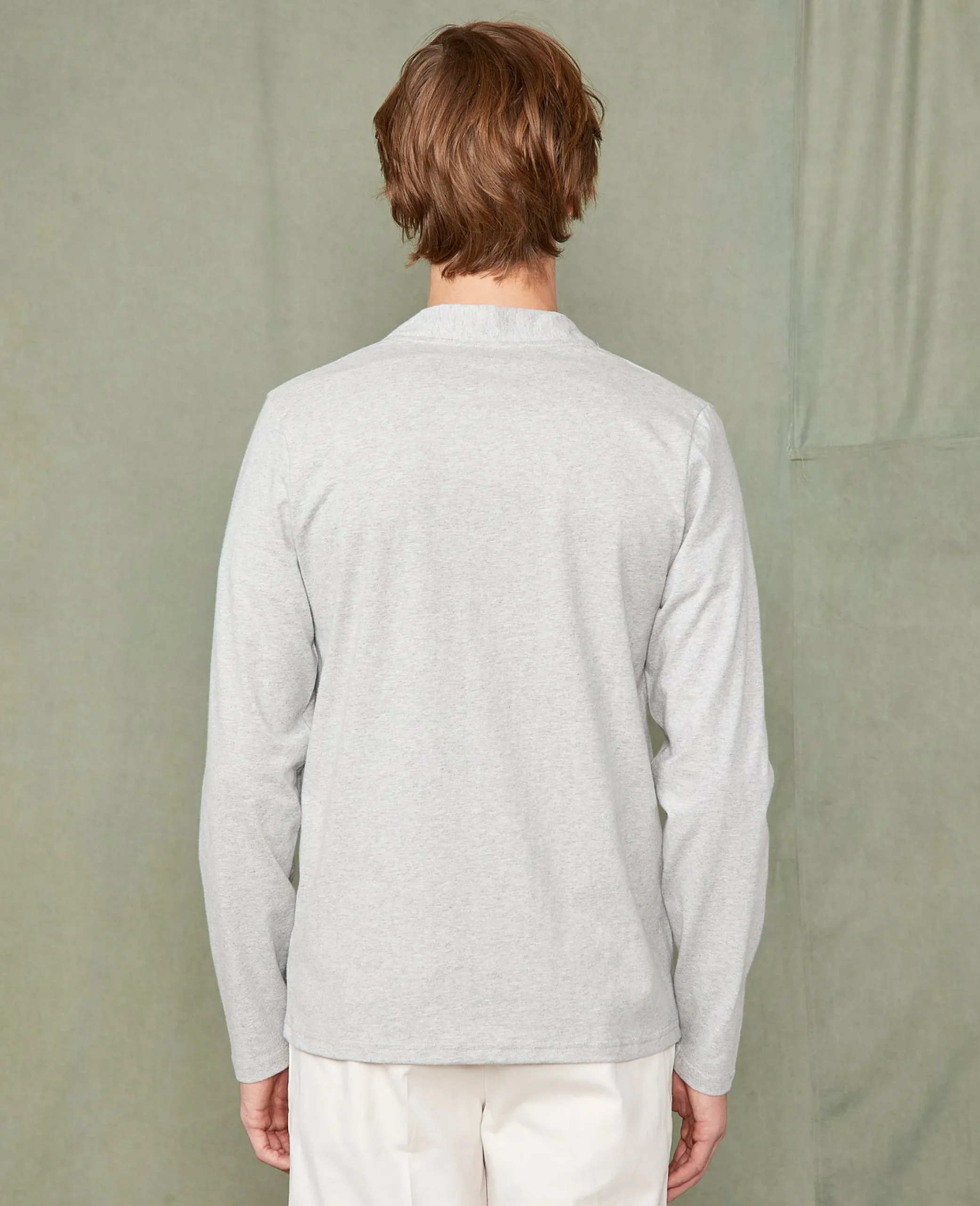 Jersey cardigan organic cotton jersey