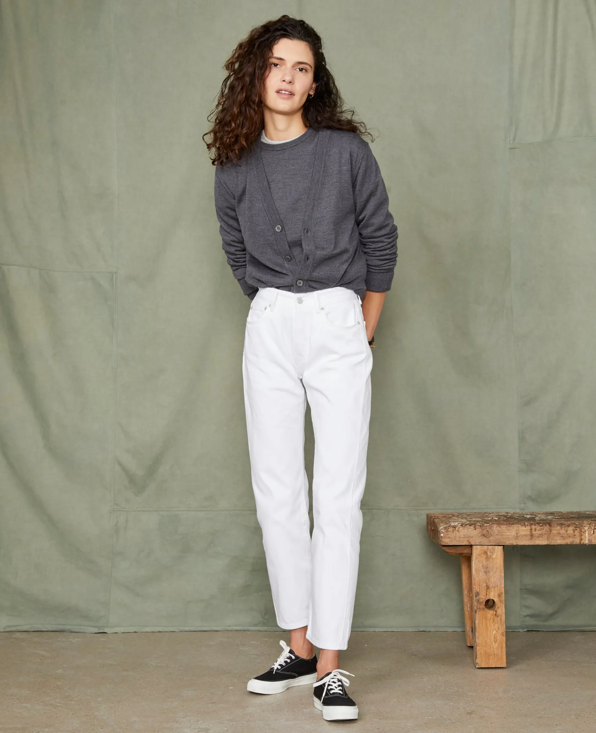 Knitted cardigan italian merino wool