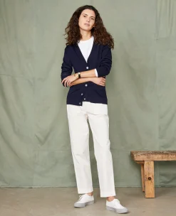 Knitted cardigan italian merino wool
