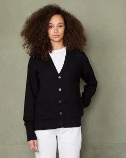 Knitted cardigan italian merino wool