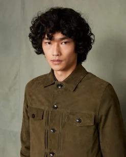 Liam jacket goat leather | olive original