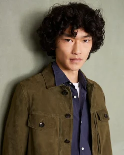 Liam jacket goat leather | olive original