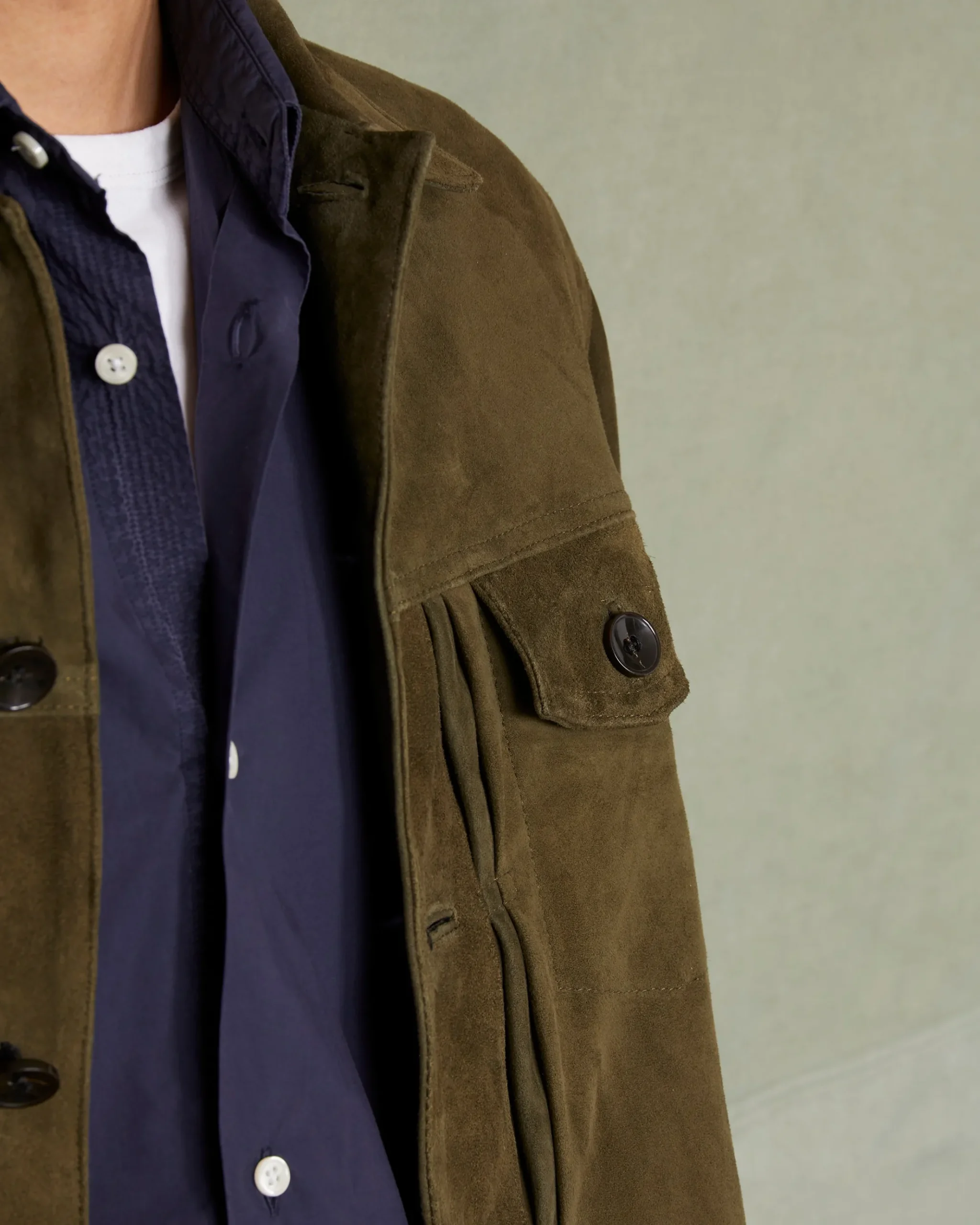Liam jacket goat leather | olive original