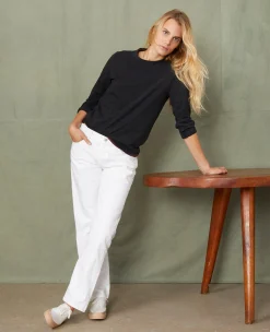 Long sleeve tee-shirt organic cotton jersey