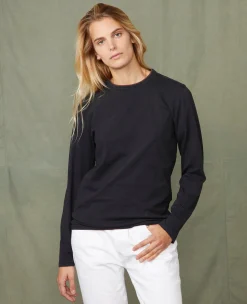 Long sleeve tee-shirt organic cotton jersey
