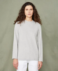 Long sleeve tee-shirt organic cotton jersey