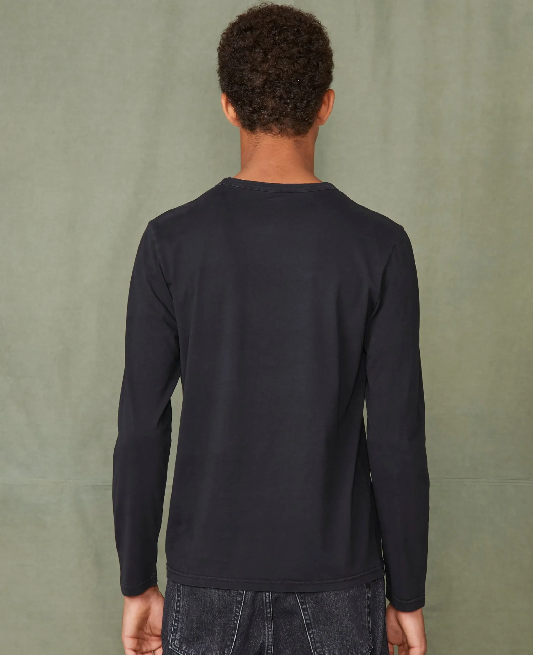 Long sleeve tee-shirt organic cotton jersey