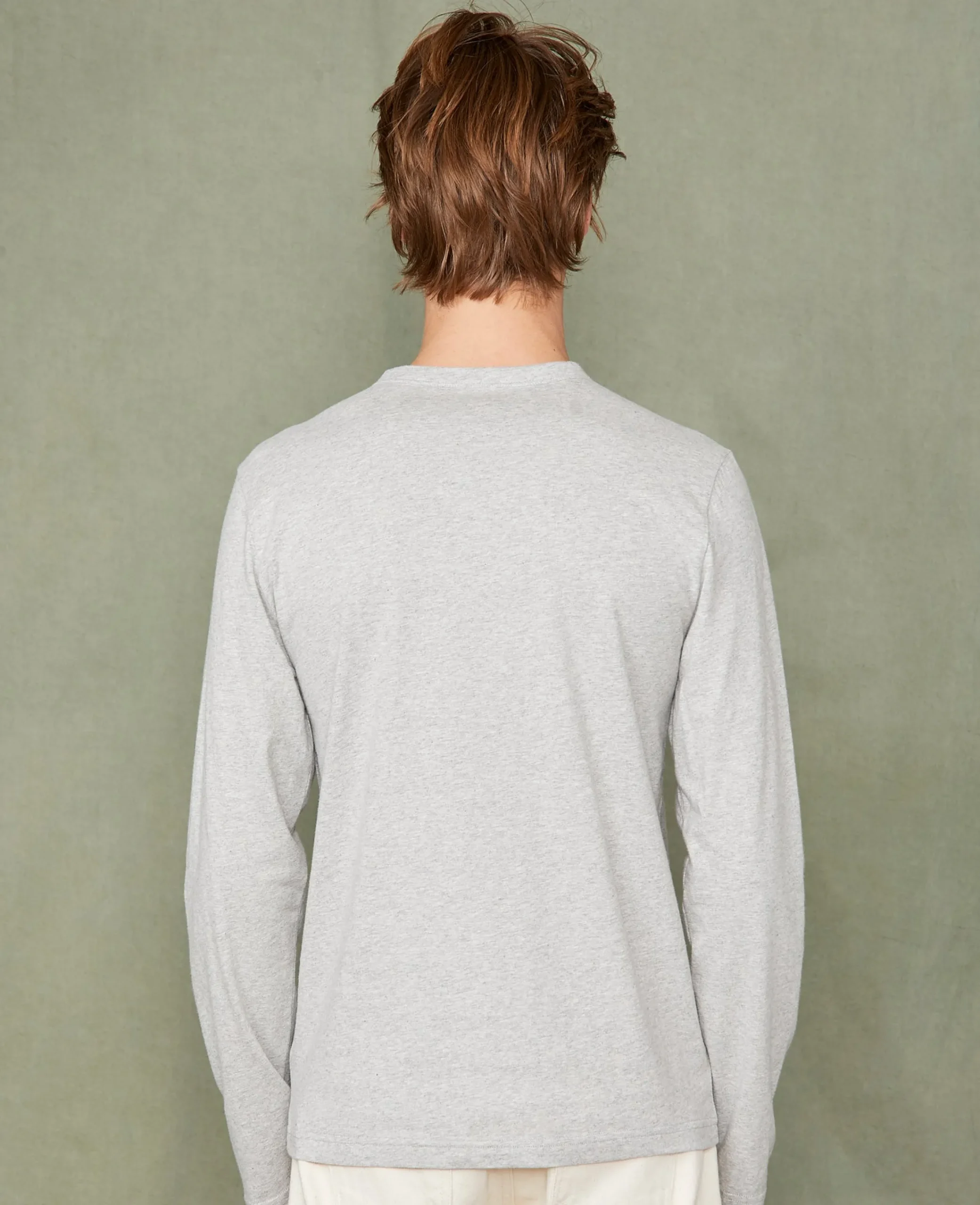 Long sleeve tee-shirt organic cotton jersey
