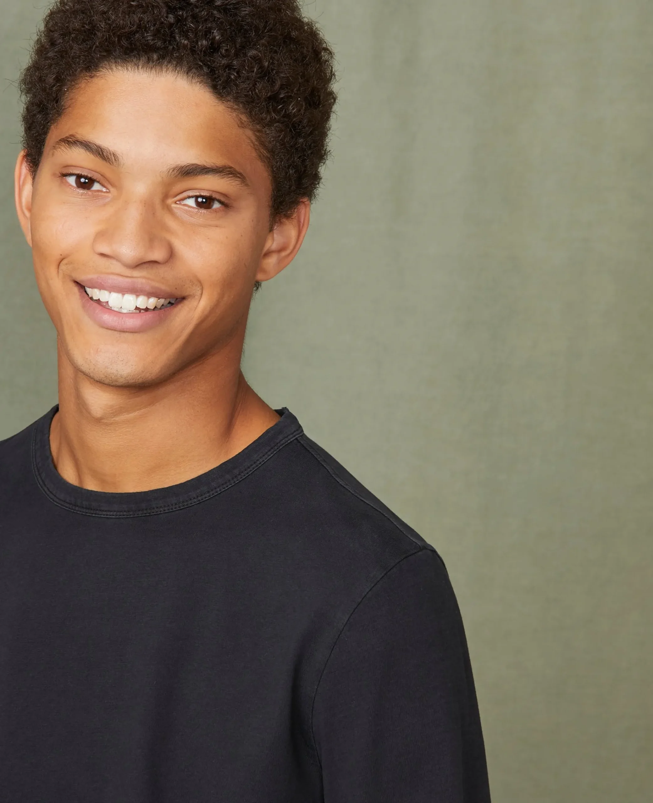 Long sleeve tee-shirt organic cotton jersey