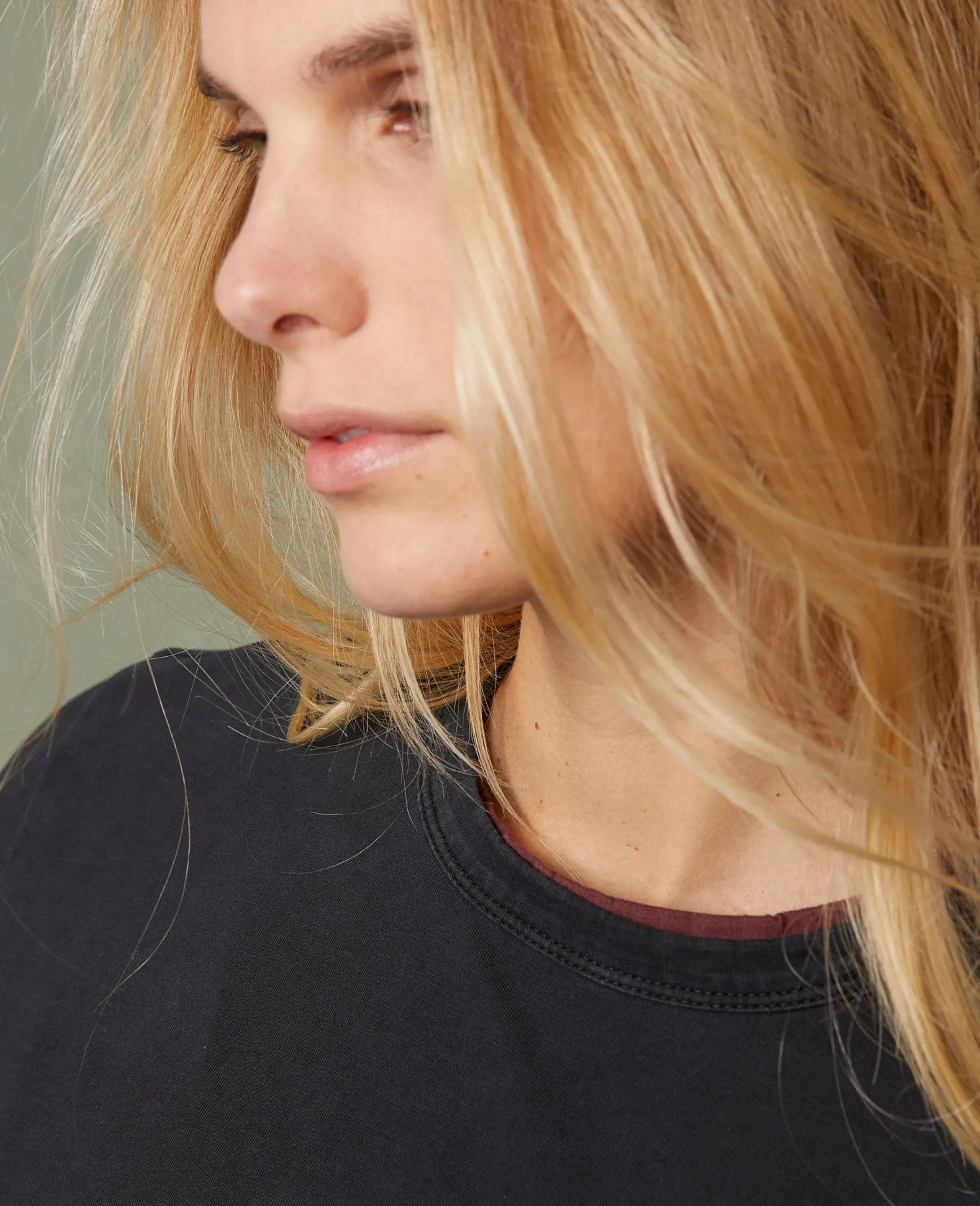 Long sleeve tee-shirt organic cotton jersey