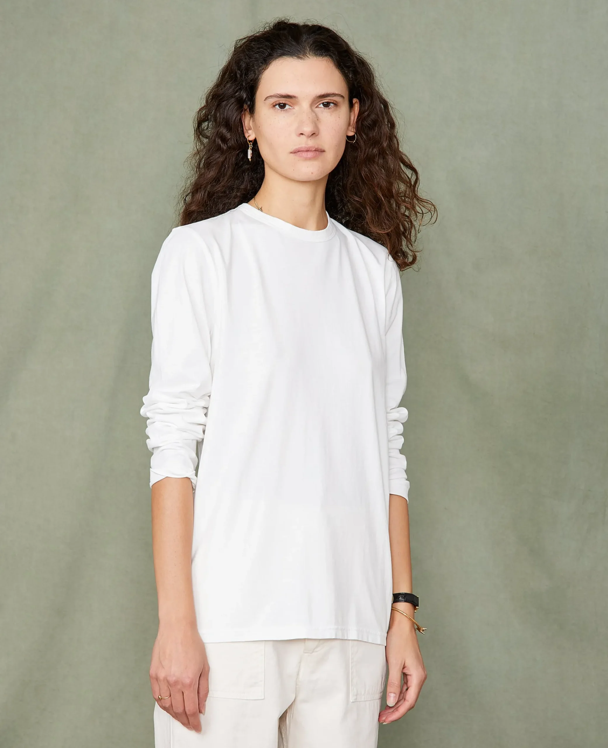 Long sleeves tee-shirt organic cotton jersey