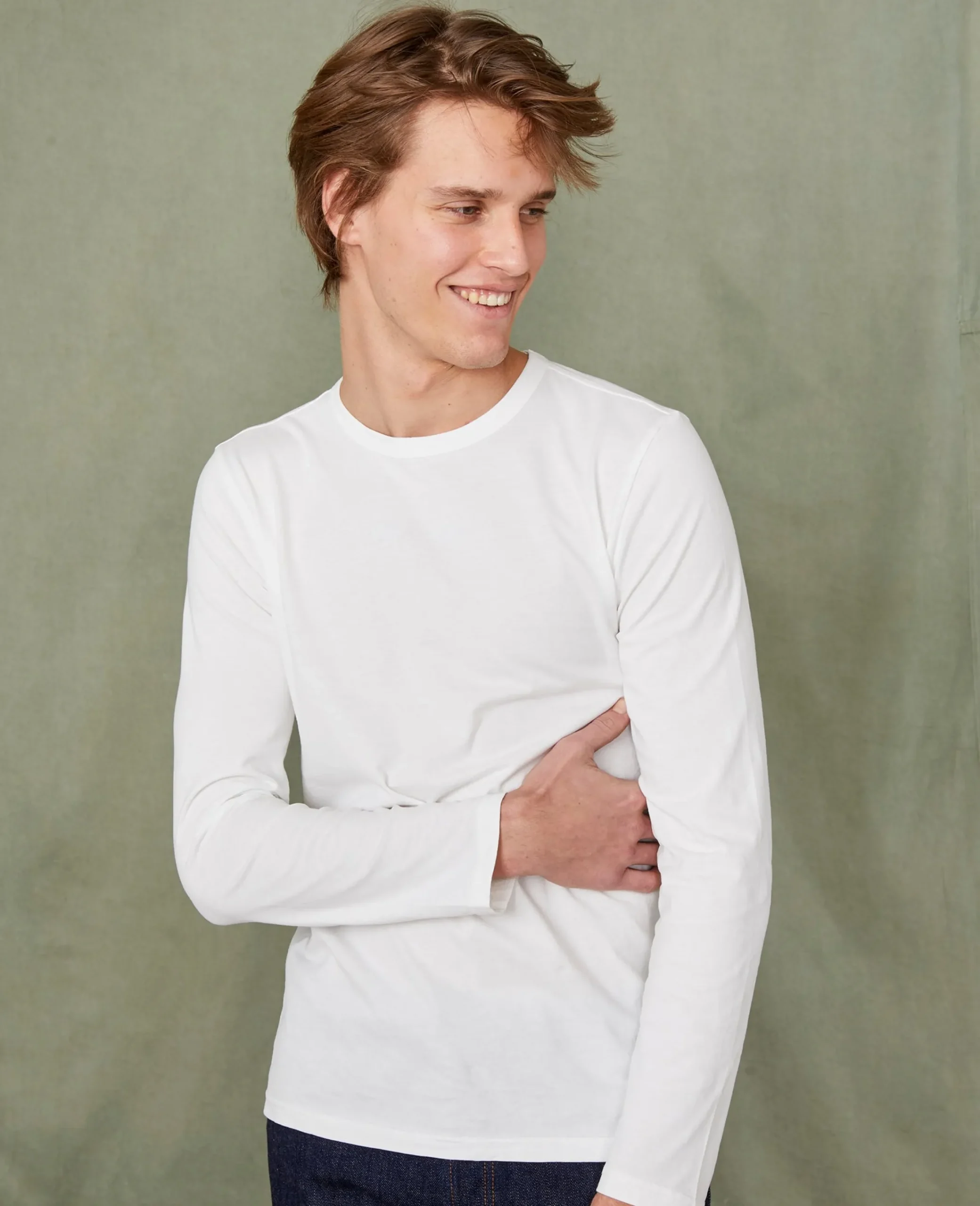 Long sleeves tee-shirt organic cotton jersey