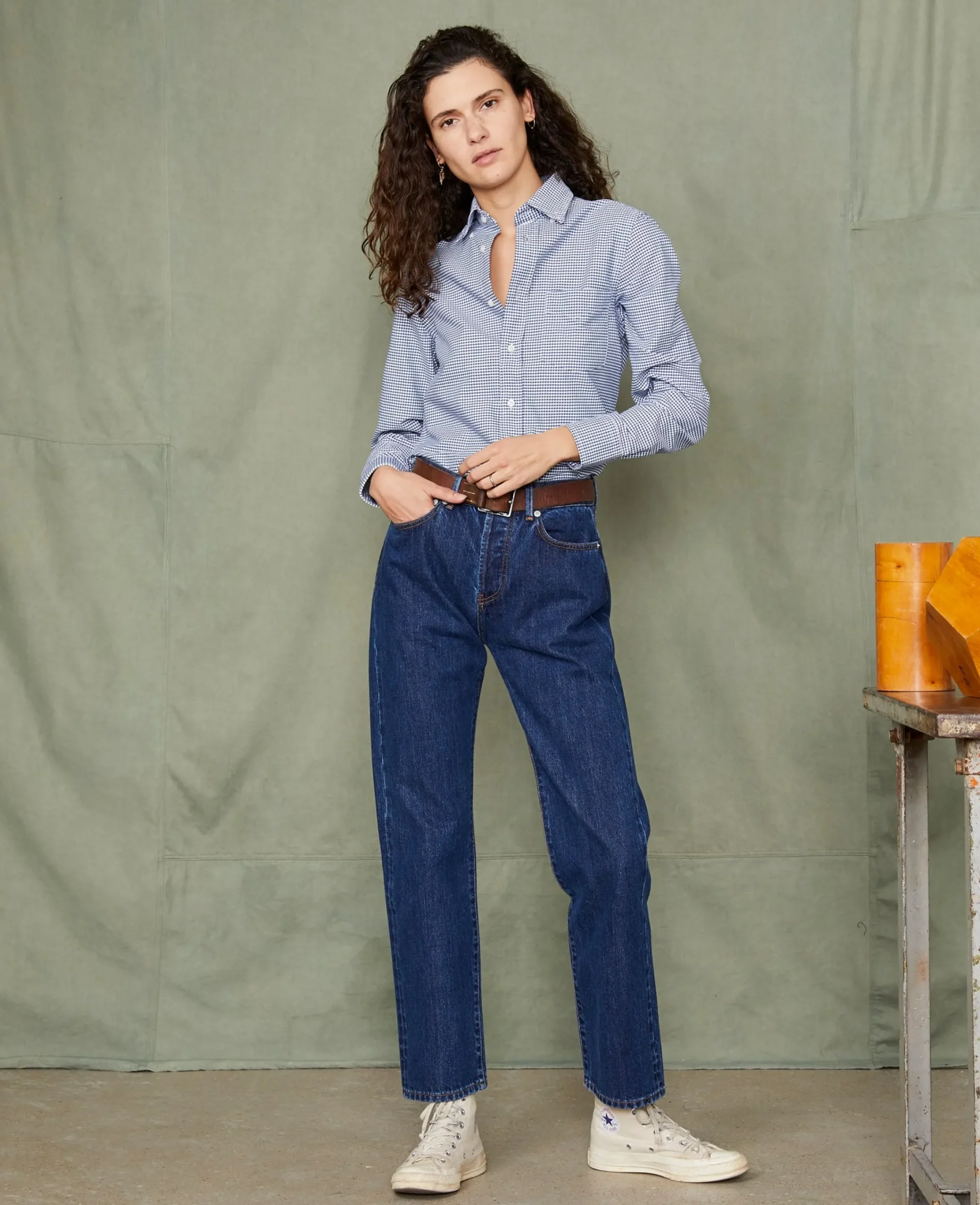 New button down shirt cotton oxford