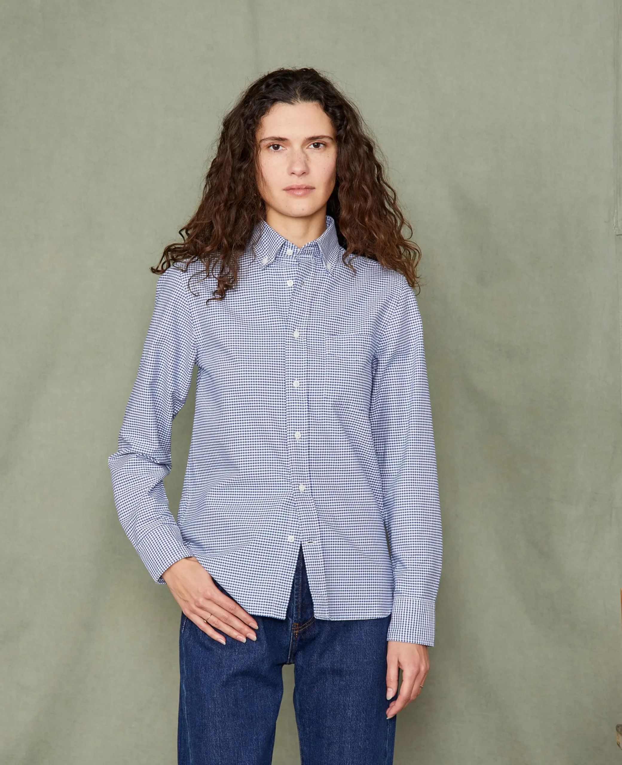 New button down shirt cotton oxford