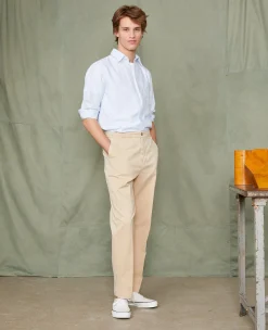 New button down shirt italian cotton oxford