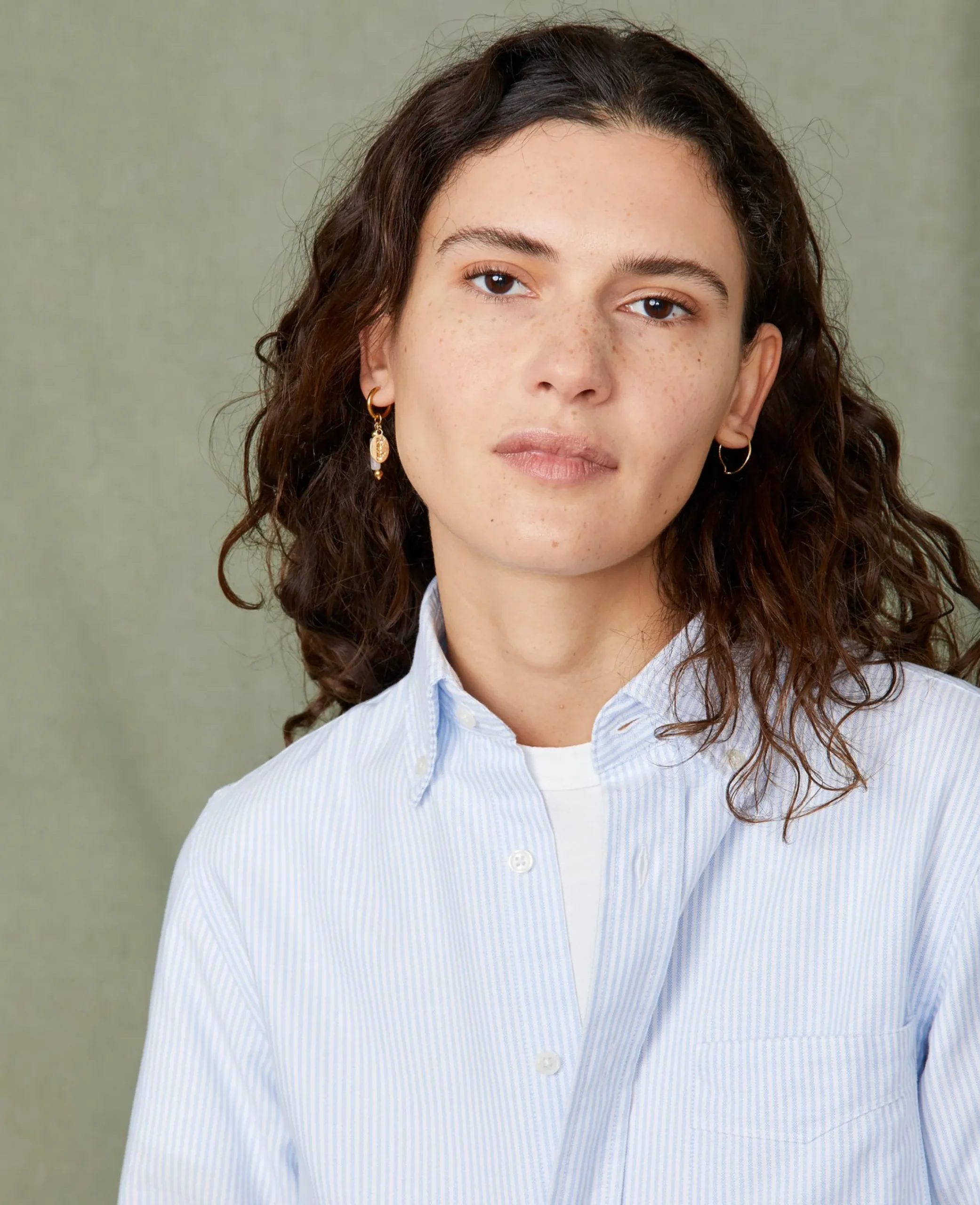 New button down shirt italian cotton oxford