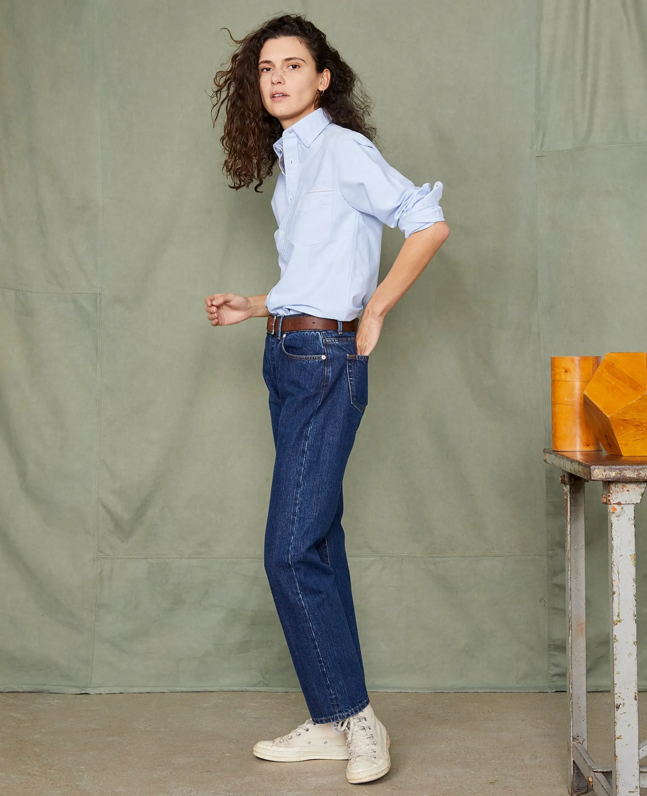 New button down shirt japanese cotton oxford