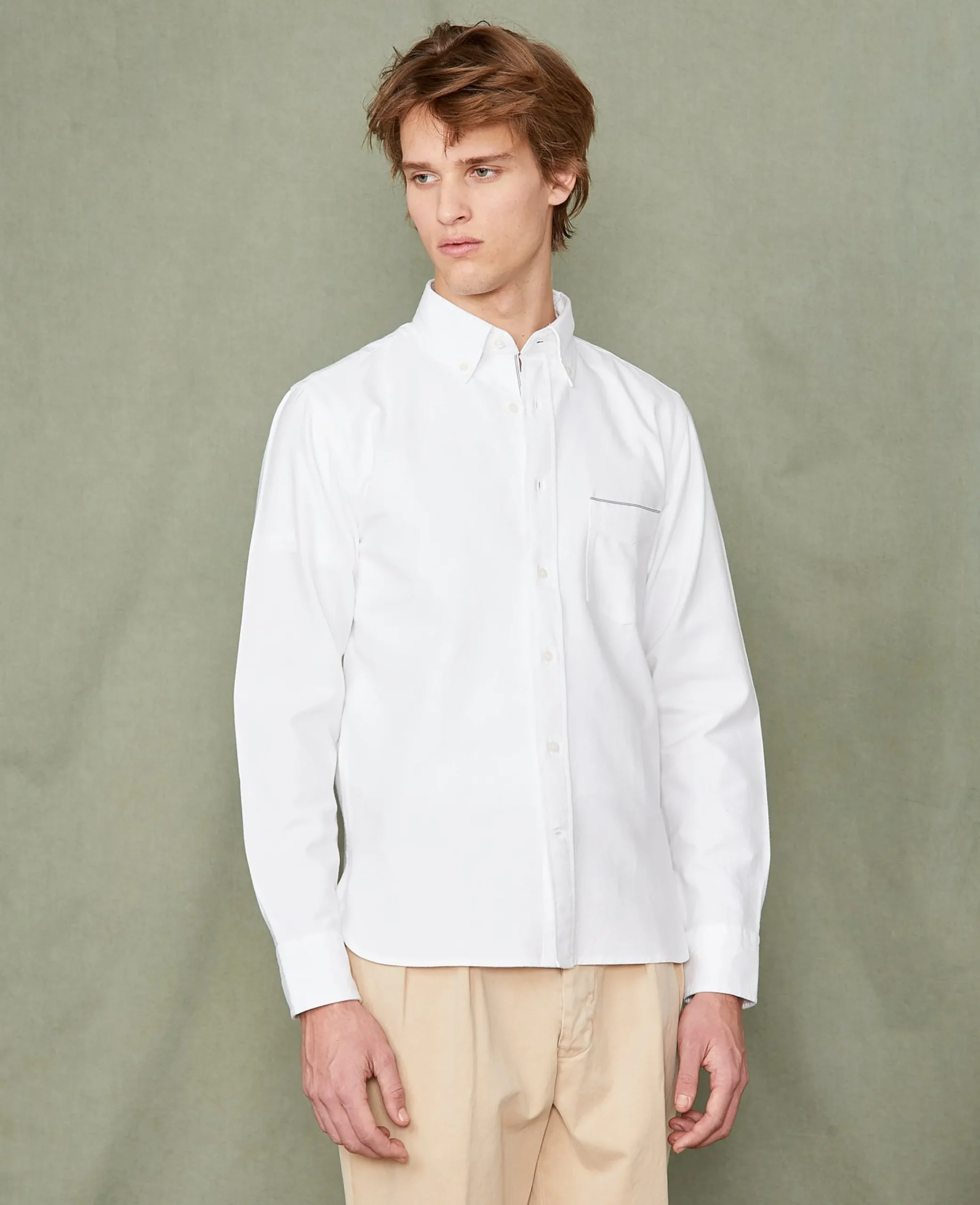 New button down shirt japanese cotton oxford