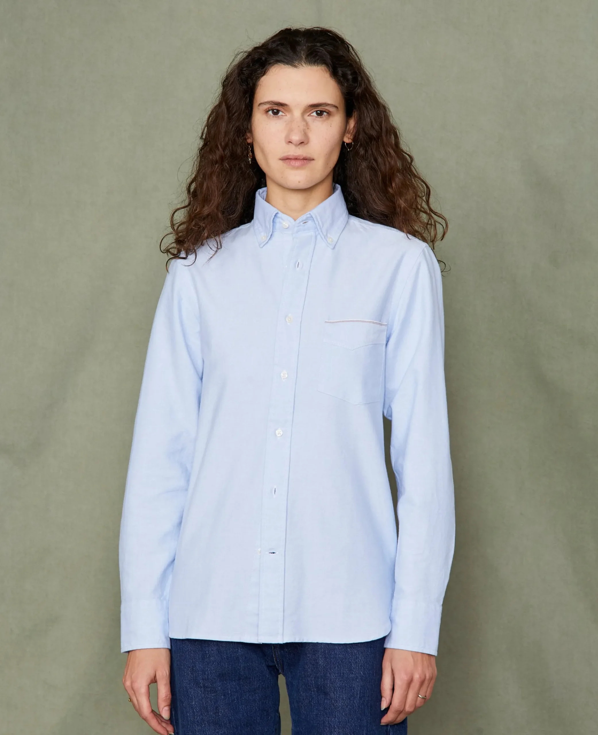 New button down shirt japanese cotton oxford