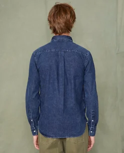 New button down shirt japanese denim