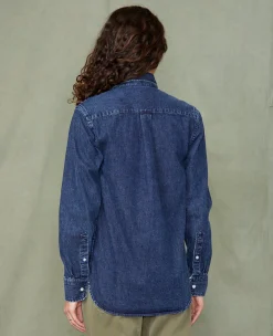 New button down shirt japanese denim