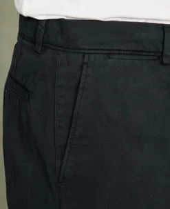 Plain front chino italian organic cotton