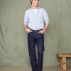 Regular fit denim japanese selvedge denim