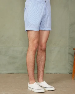 Roman swimwear nylon seersucker