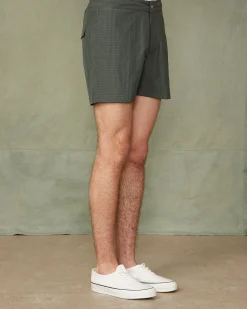 Roman swimwear nylon seersucker