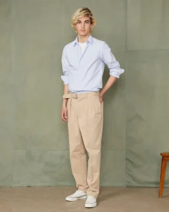 Shirt new soft collar organic cotton poplin