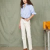 Soft collar shirt italian cotton poplin