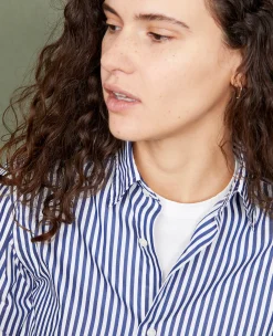 Soft collar shirt italian cotton poplin