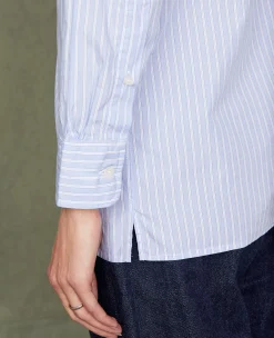 Soft collar shirt italian cotton poplin