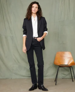 Straight fit denim organic japanese selvedge deni