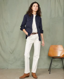 Straight fit denim organic japanese selvedge deni